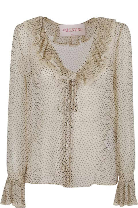 Clothing Sale for Women Valentino Shirt | Pattern | Chiffon Micro Pois Plusdepois