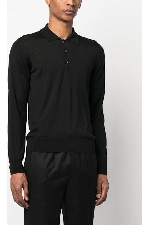 Brioni ملابس علوية لـ القسم الرجالي Brioni Essential Polo Shirt