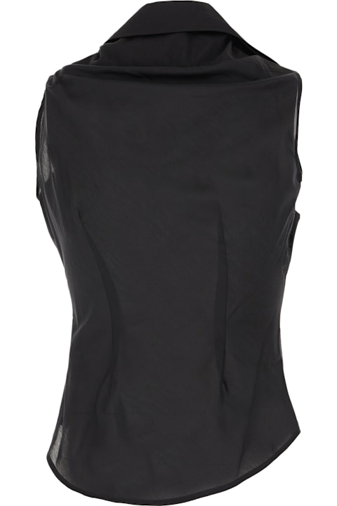 Vivienne Westwood for Women Vivienne Westwood Black Cotton Blend Top