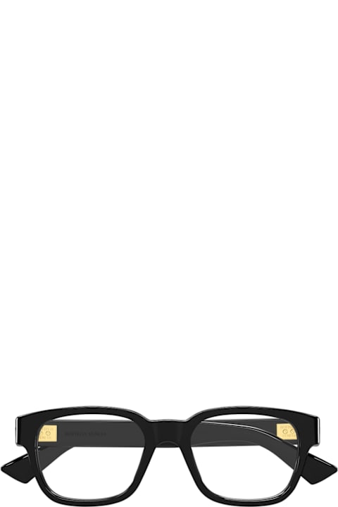 Bottega Veneta Eyewear for Kids Bottega Veneta Eyewear Bottega Veneta Bv1403o Linea Intrecciato 005 Black Glasses