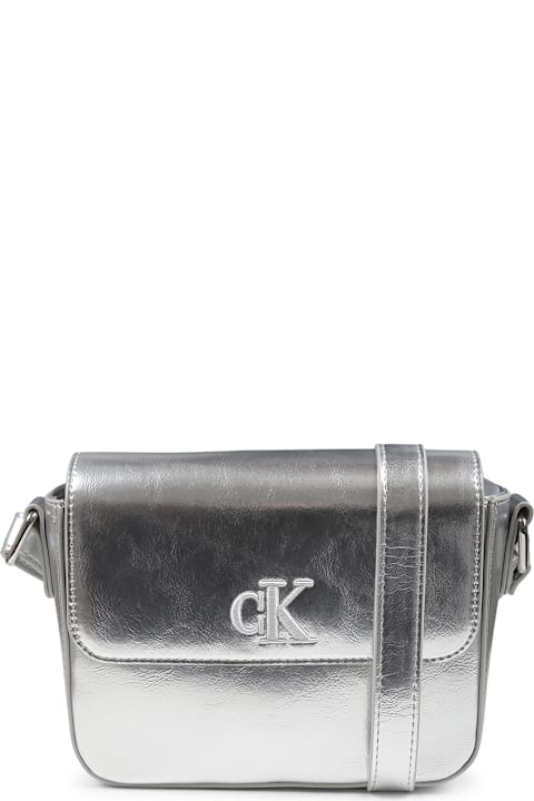 Accessories & Gifts for Girls Calvin Klein Silver Bag For Girl With Logo
