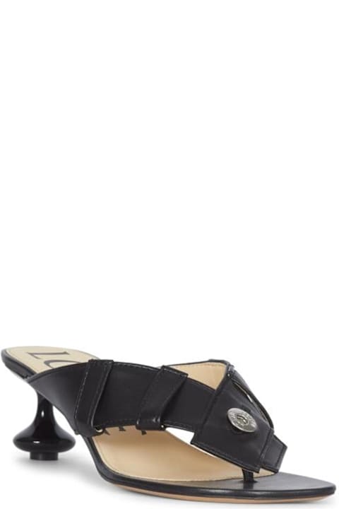 Loewe Sandals for Women Loewe Toy Panta 45mm Leather Sandals