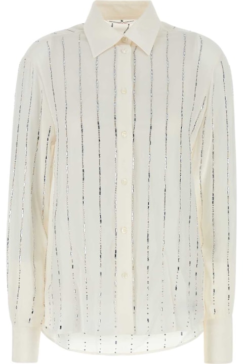 Fashion for Women Ermanno Scervino White Silk Shirt