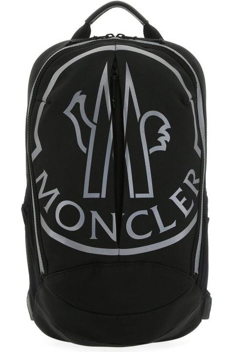 Moncler Backpacks for Men Moncler Two-tone Cotton Blend Backpack