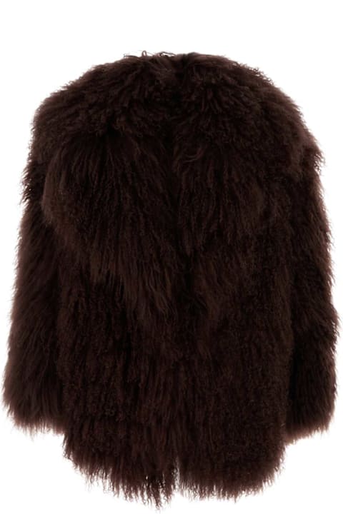 Salvatore Santoro for Men Salvatore Santoro Brown Fur Coat
