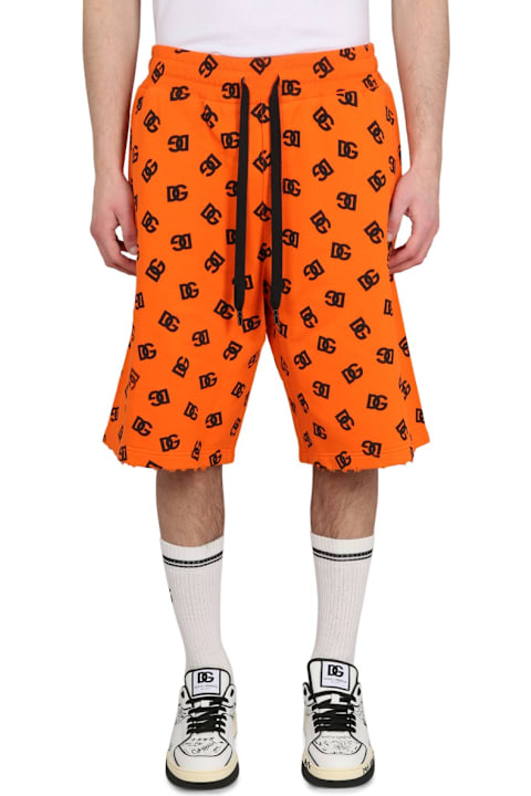 الملابس لـ القسم الرجالي Dolce & Gabbana Bermuda With Logo