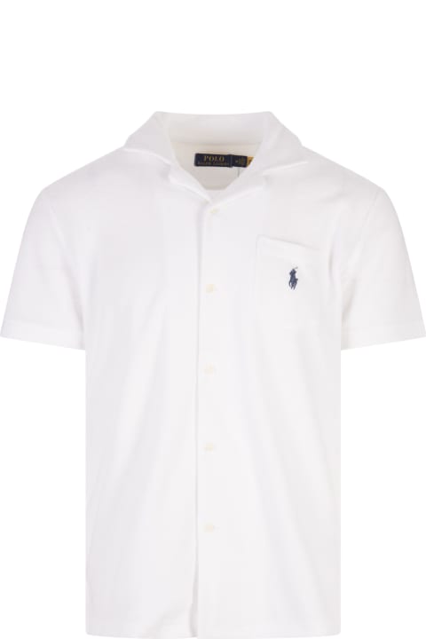 Polo Ralph Lauren Shirts for Men Polo Ralph Lauren Custom Slim-fit Shirt In White Terry