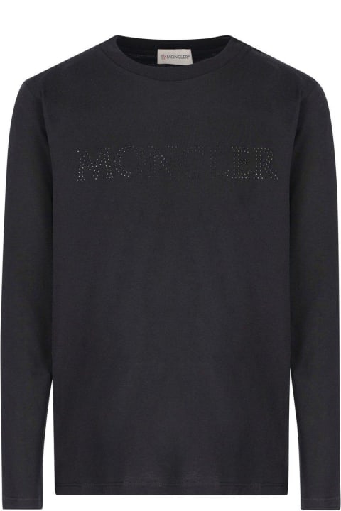 Moncler for Girls Moncler Long-sleeved Crewneck T-shirt