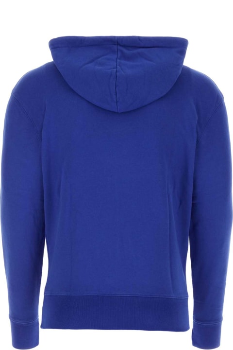 Maison Kitsuné Fleeces & Tracksuits for Women Maison Kitsuné Blue Cotton Sweatshirt