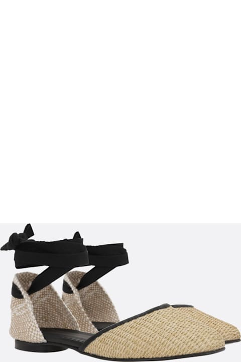 Homeware Castañer Gasby/104 Ballerinas In Raffia And Juta
