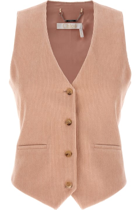 Chloé Coats & Jackets for Women Chloé Corduroy Vest
