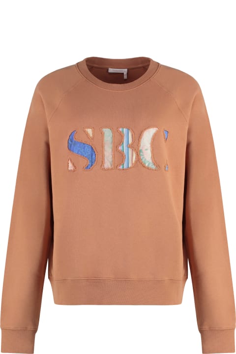 See by Chloé لـ Men See by Chloé Cotton Crew-neck Sweatshirt