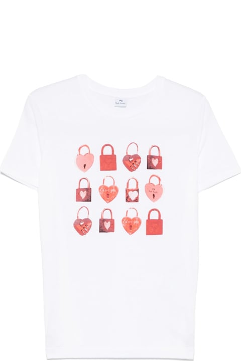 Paul Smith for Kids Paul Smith Padlocks Cotton T-shirt