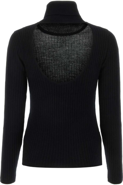 Fashion for Women Ganni Black Wool Sweater