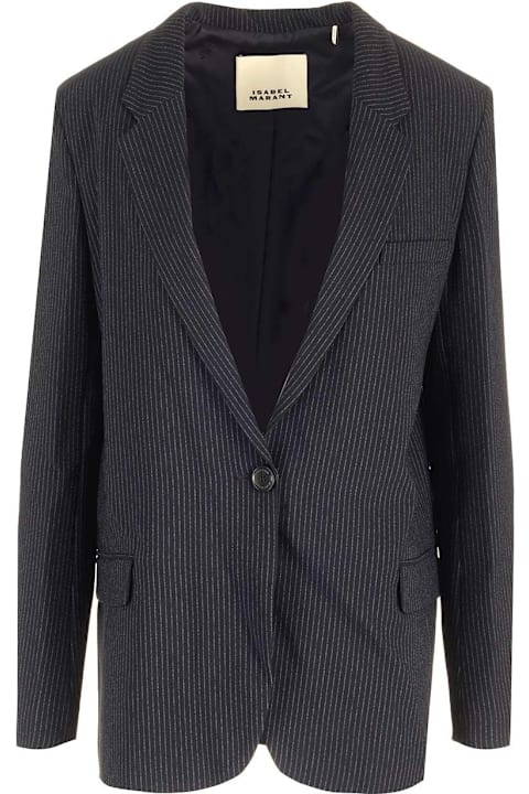 Isabel Marant Coats & Jackets for Women Isabel Marant "omelia" Pinstriped Blazer