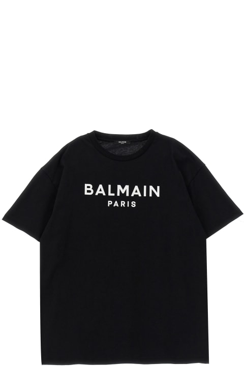 Balmain Topwear for Boys Balmain Logo T-shirt