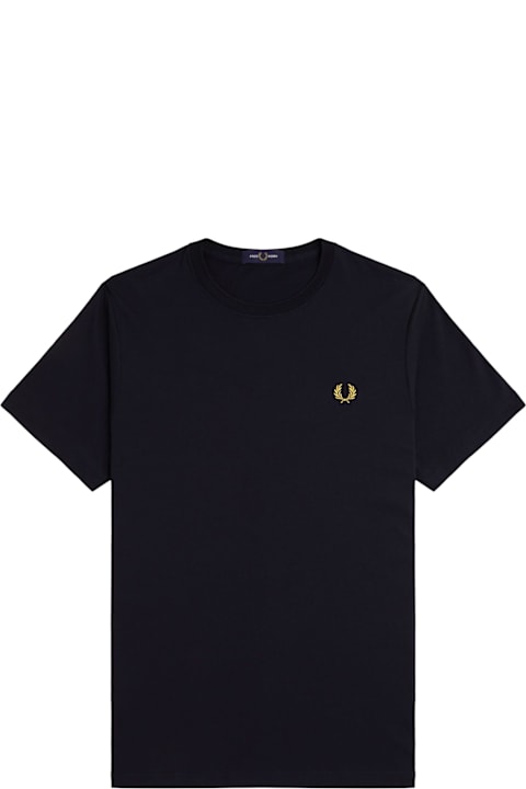 Fred Perry for Kids Fred Perry Cotton T-shirt With Logo Embroidery