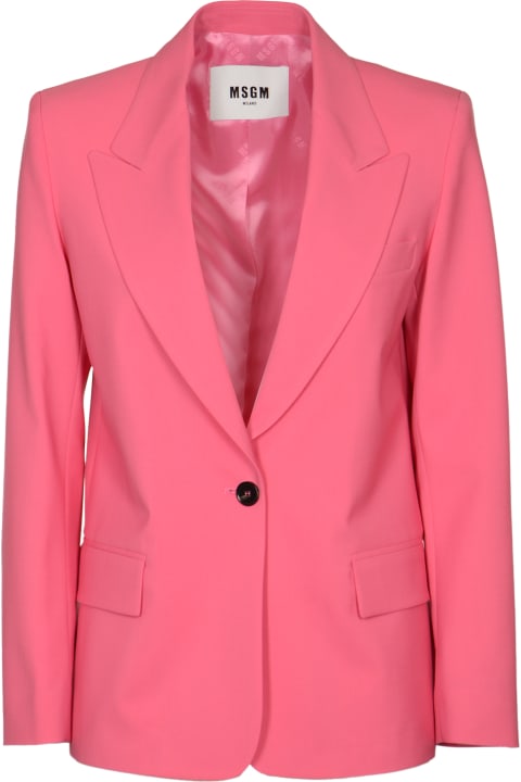 MSGM Coats & Jackets for Women MSGM Single Button Blazer