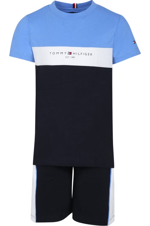 Tommy Hilfiger for Kids Tommy Hilfiger Blue Suit For Boy With Logo