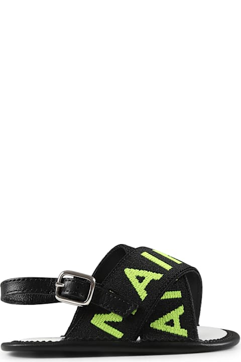 Balmain Shoes for Baby Girls Balmain Black Sandals Pour Babykids