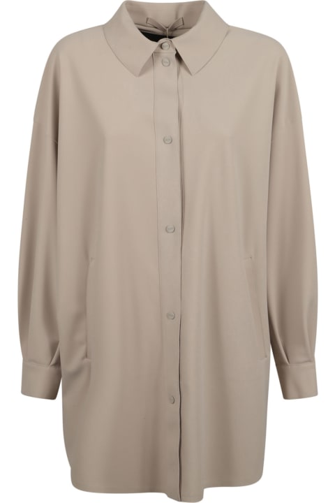 Herno Topwear for Women Herno Oversized Plain Buttoned Jacket