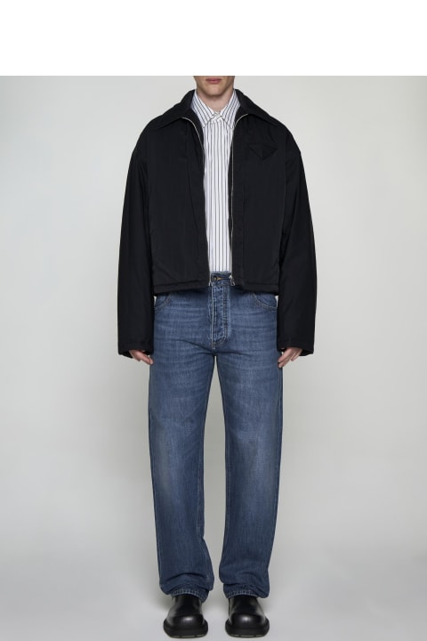 Bottega Veneta Coats & Jackets for Men Bottega Veneta Nylon Zip-up Jacket