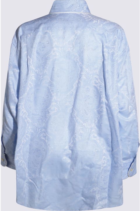 Homeware Etro Light Blue Cotton Shirt