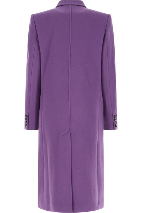 Homeware Isabel Marant Purple Wool Blend Enarryli Coat