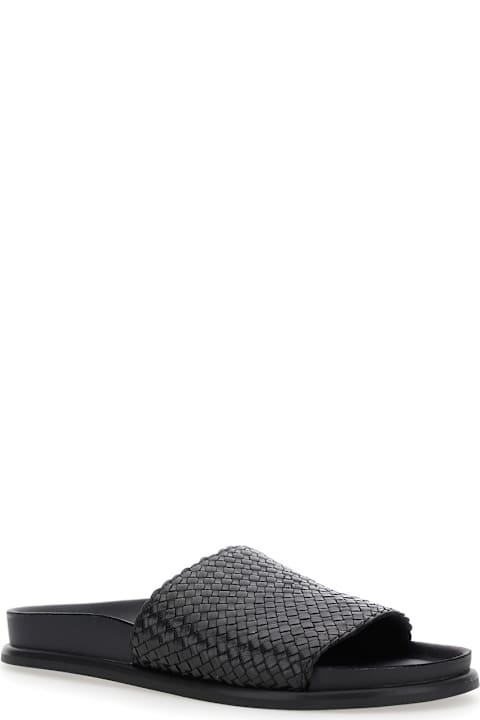 Vagabond Shoes for Women Vagabond Black Sandals With Braided Design In Leather Woman