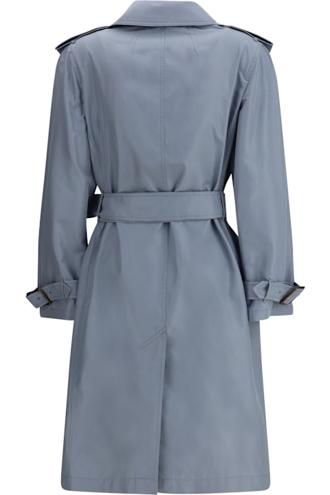 Burberry for Women Burberry Silk Long Trench Coat