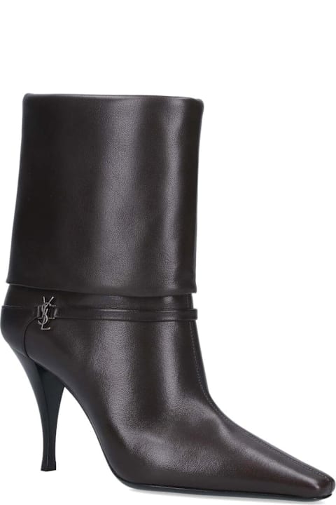 New Season Shoes for Women Saint Laurent 'vicky 90' Ankle Boots