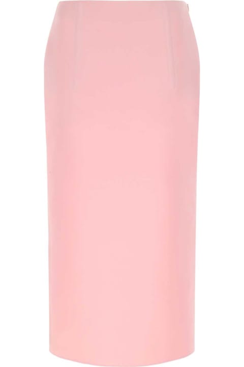 Skirts for Women Prada Pink Satin Skirt