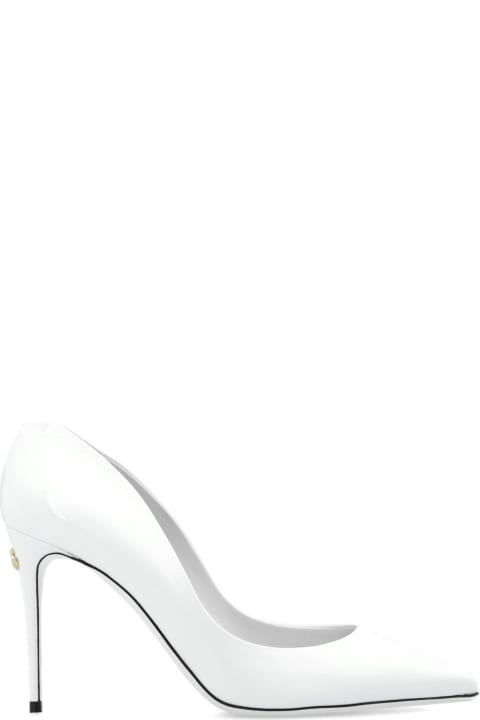 ウィメンズ ハイヒール Dolce & Gabbana Logo Plaque Pointed-toe Pumps