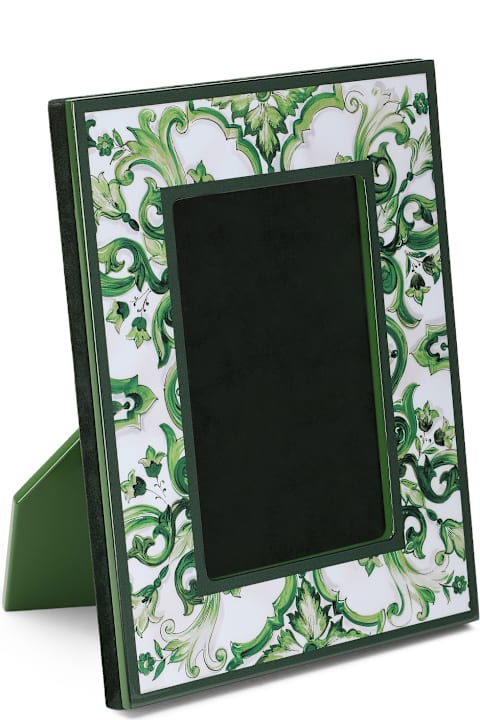 インテリア雑貨 Dolce & Gabbana Portafoto Maiolica Verde