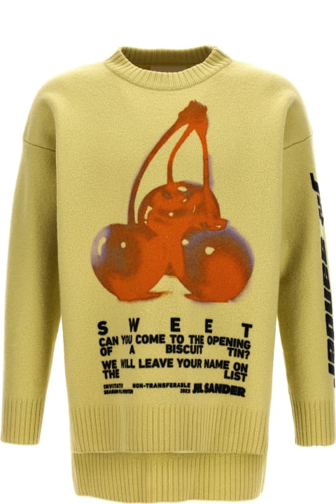 Jil Sander Sweaters for Men Jil Sander 'fashion Show Invitation' Sweater