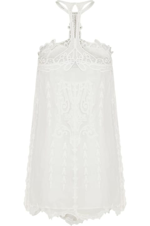 キッズ Isabel Marantのワンピース＆ドレス Isabel Marant White Sheer Short Dress