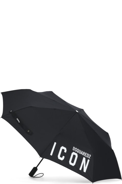 Umbrellas for Men Dsquared2 Icon Logo Umbrella
