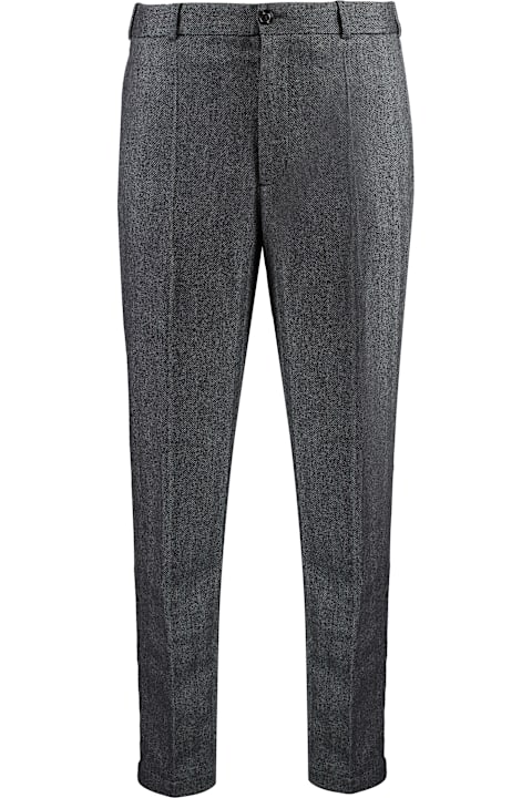 آخر صيحات الموضة من القسم الرجالي Moncler Wool Blend Trousers