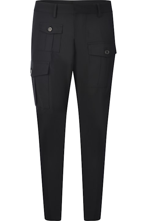 Dsquared2 Pants for Men Dsquared2 Trousers Dsquared2 "sexy Cargo" Made Of Wool