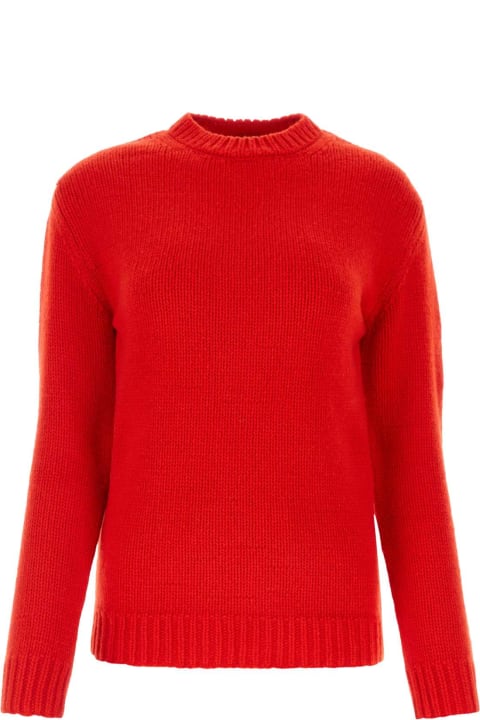 Gucci Sweaters for Women Gucci Red Wool Sweater