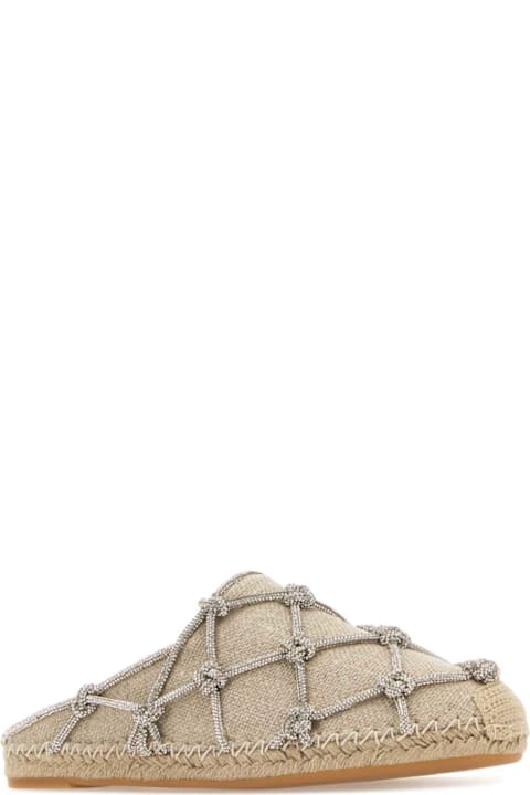 Shoes for Women Valentino Garavani Sand Canvas Espadrilles