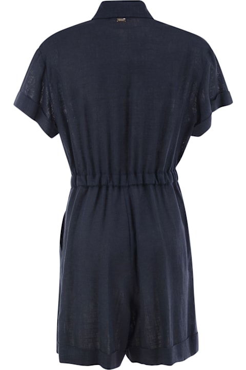Herno Jumpsuits for Women Herno Chemisier Jumpsuit With Drawstring