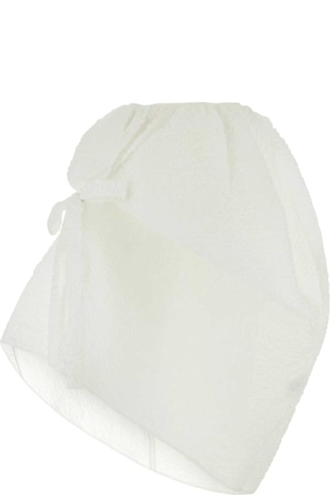 Skirts for Women Cecilie Bahnsen White Polyester Blend Skirt