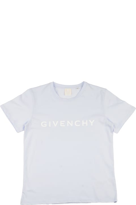 キッズ新着アイテム Givenchy Logo Print Regular T-shirt