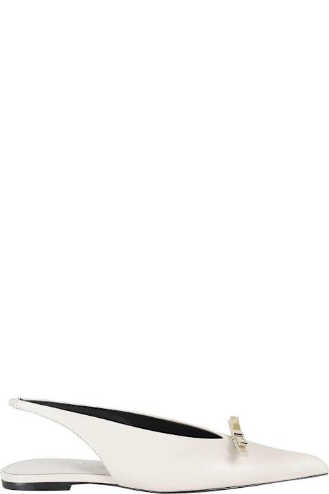 Lanvin أحذية مسطحة لـ السيدات Lanvin Bow Flat Slingback