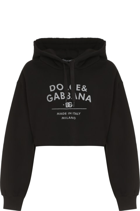 Fleeces & Tracksuits for Women Dolce & Gabbana Cotton Hoodie