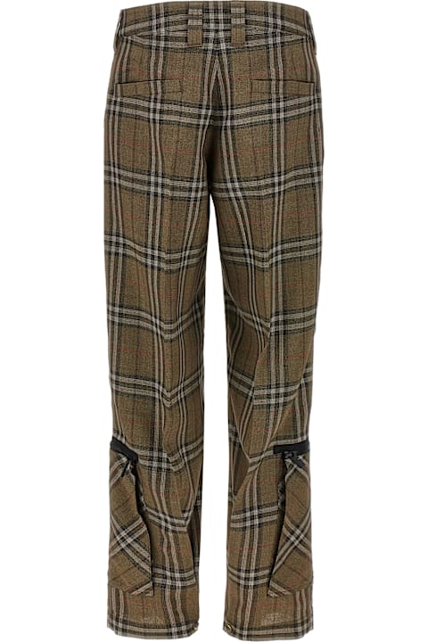 Pants for Men Burberry Check Pants