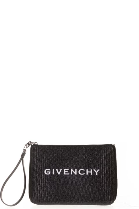 Givenchy Clutches for Women Givenchy Givenchy Clutch In Black Raffia