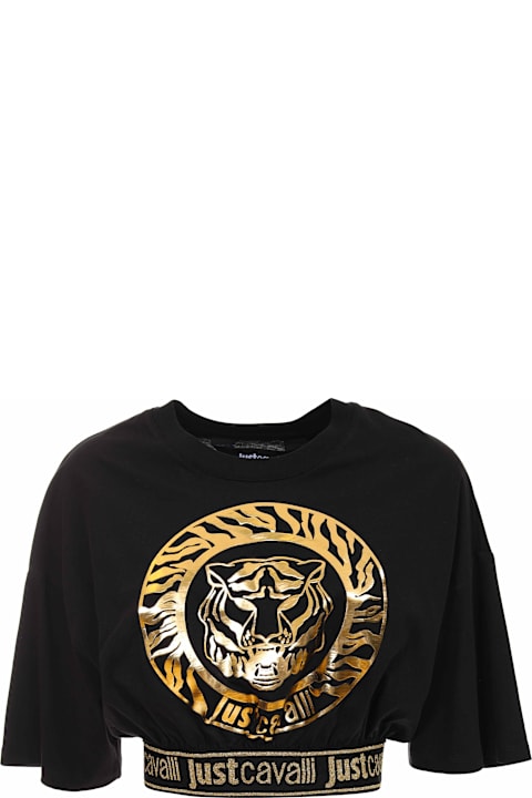 Homeware Just Cavalli Just Cavalli Black Short Sleeves T-shirt