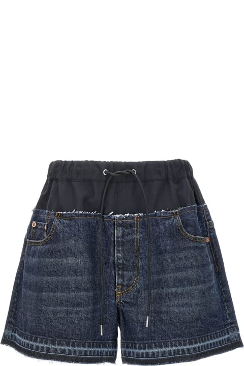 Sacai Pants & Shorts for Women Sacai Denim Shorts